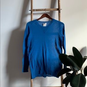 Isabel Marant thin sheer blue sweater